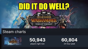 Did TIDES OF TORMENT Do Well? - Total War Warhammer 3