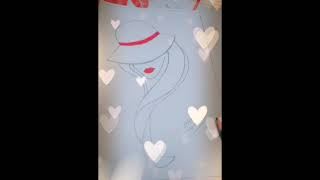 Women in a vintage hat vector image 