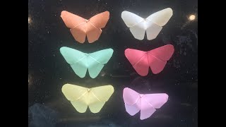 طريقة سهلة لعمل فراشة بالورق فن الأوريغامي :Origami butterfly