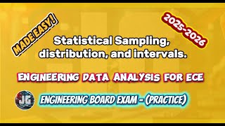 Statistical Sampling distribution and intervals Engineering Board Exam 2025 2026