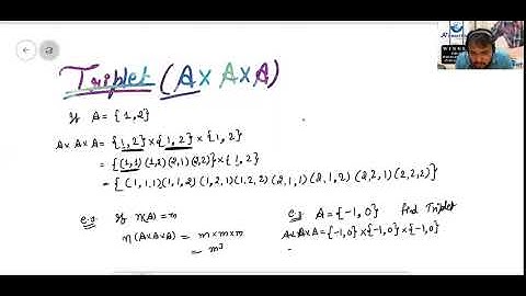 #2 | Relation and Function | Triplet | Class-11 | Cbse and ISC