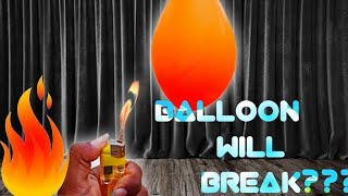 DIY.. Shocking Result |  Amazing Water balloon Experiment | Fire plays