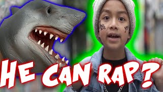 CAN THIS KID RAP BETTER THAN ME???? **REACTION** | Shark Puppet