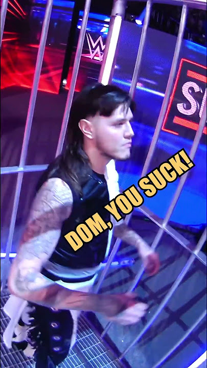 “Dirty” Dom didn’t want to hear it from the WWE Universe 🙉