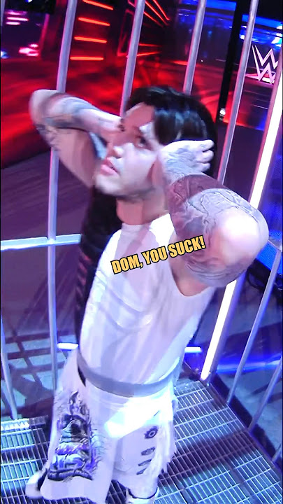 “Dirty” Dom didn’t want to hear it from the WWE Universe 🙉