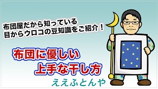 布団に優しい上手な干し方