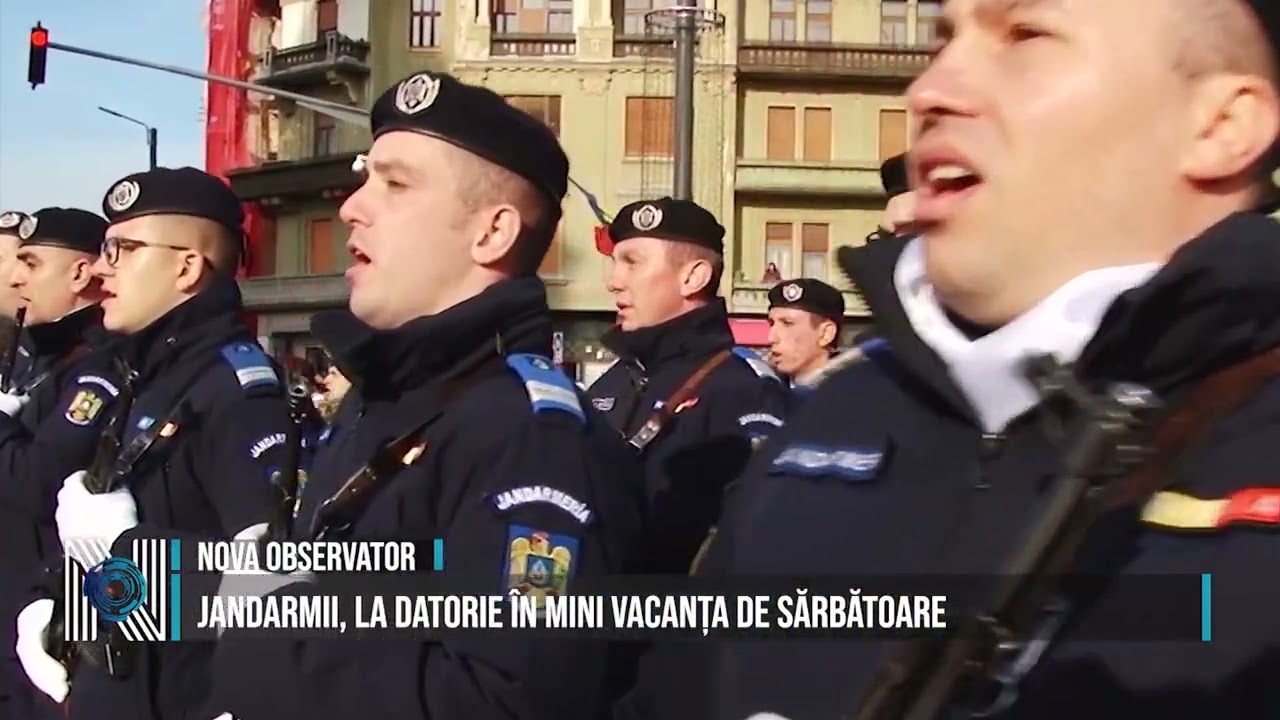 JANDARMII, LA DATORIE ÎN MINI VACANȚA DE SĂRBĂTOARE