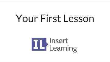 First Lesson with InsertLearning