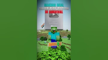 Day 03 For Making Real YouTube Silver Play Button In Survival 😨 #minecraft #zobee