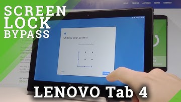 How to Set Screen Lock in LENOVO Tab 4