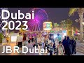 Dubai jbr jumeirah beach residence walking tour 4k  united arab emirates 