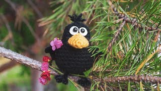 Crochet Tutorial Amigurumi Crow