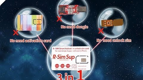 Newest Oct. 2018 RSIM Smart ICCID Activation Unlock SIM Card For iPhone X XS Max XR 6 7 8 4G LTE