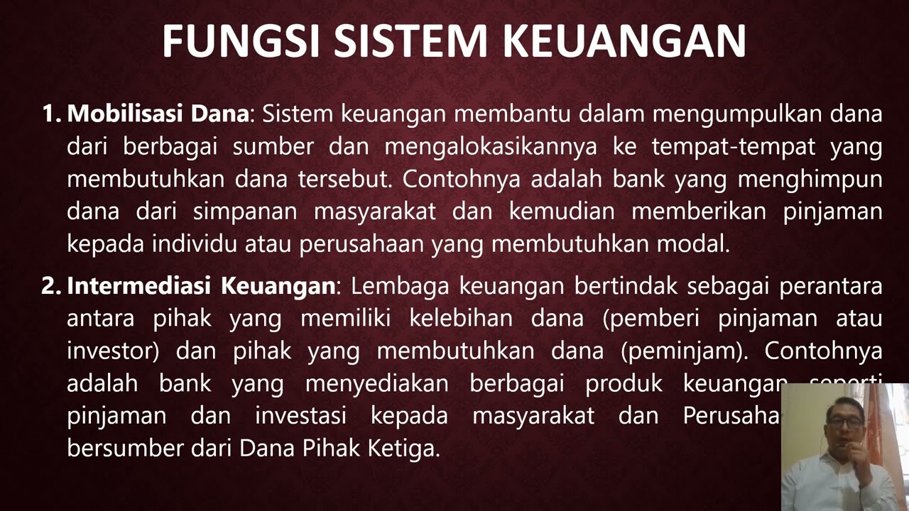 1 Uang, system keuangan, dan Lembaga keuangan