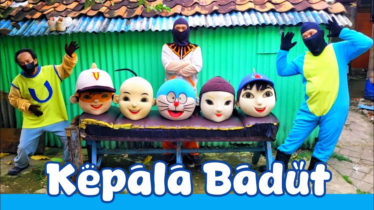 Drama Badut Boboiboy Koleksi Kepala Badut Bersama Ondel-Ondel Betawi | BADUTVLOG