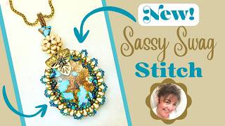 Beaded Swag Pendant With Didi Beads