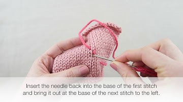 How to add color to your knitting with Duplicate Stitch (USA)