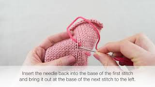 How to add color to your knitting with Duplicate Stitch (USA)