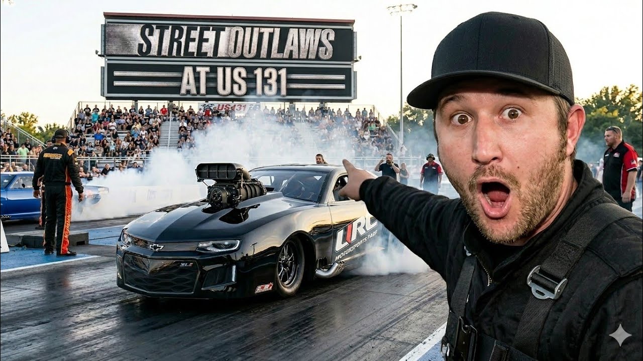 STREET OUTLAWS KYE KELLEY VS MURDER NOVA AN RYAN MARTIN AT US 131 MOTORSPORTS PARK 
