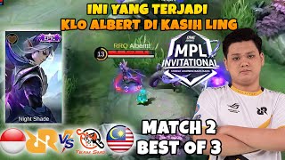 Albert Di Kasi LING LG??? GW SIH UDH G ANGERTI LAGI YA BROOO!! RRQ VS SMG MATCH 2