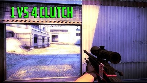 CSGO Sick 1 vs 4 AWP Clutch