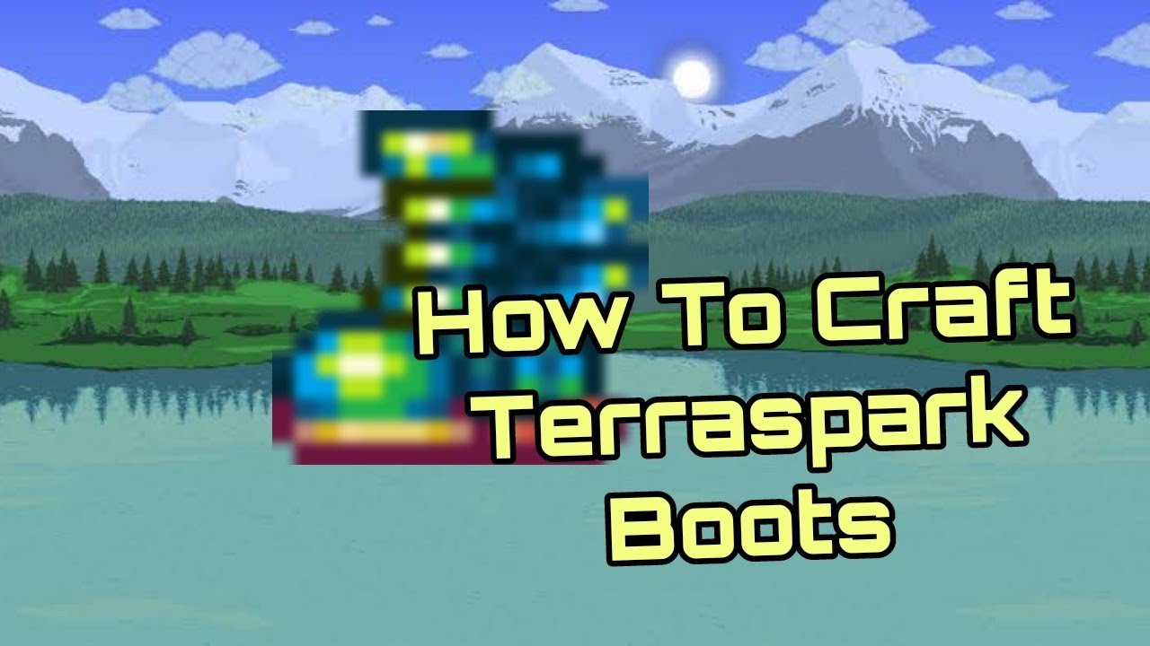How to Craft Terraspark Boots YouTube