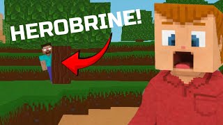 HEROBRINE in Block Craft! screenshot 1
