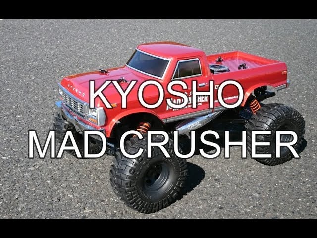 マッドクラッシャー KYOSHO】MAD CRUSHER マッドクラッシャー走行前準備＃01 - YouTube