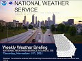 NWS Peachtree City Weekly Weather Briefing (November 11, 2021)