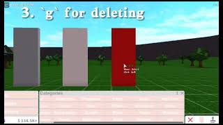 hotkeys & shortcuts in BLOXBURG building!!