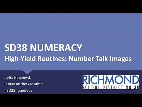 High-Yield Routines: Number Talk Images