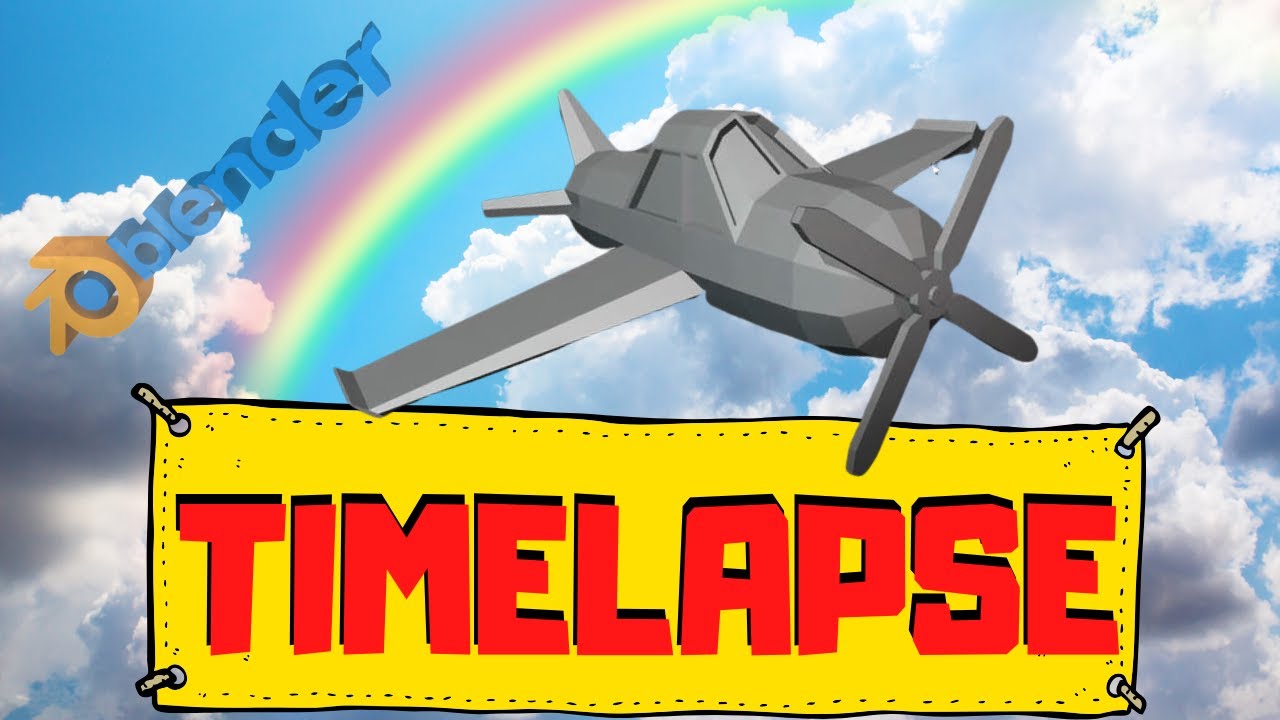 Blender Airplane - Blender Low Poly [2020] - YouTube