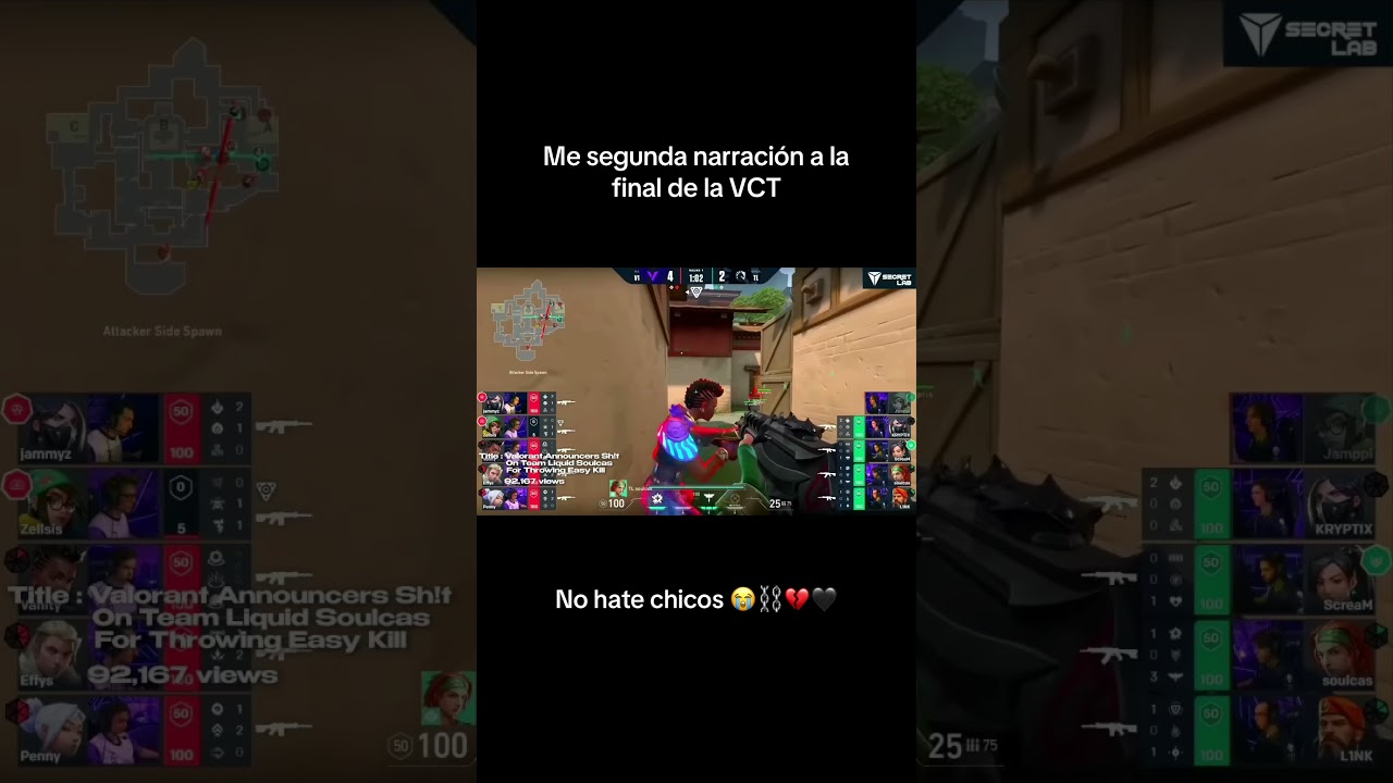 Así narré la FINAL de la VCT 🤑 #valorant #humor