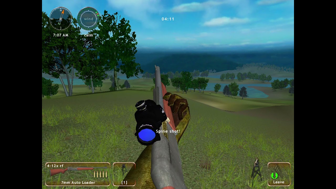 Hunting Unlimited 2010 gameplay (Challenges, Tier 2, Mission 1: "On the Trail to Dinner")