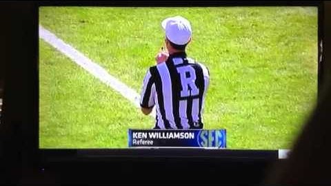 College Football Official Upset
