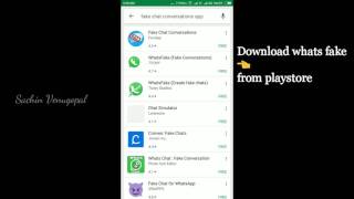How to create fake whatsapp chat for Fun ? screenshot 4