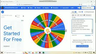 Tutorial membuat aplikasi Spin The Wheel (roda putar digital). screenshot 3