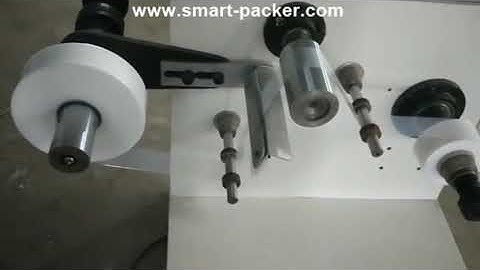 Film roll to roll counting winding machine rolls label counter winder machine automatic video