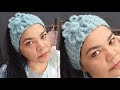 DIADEMA A CROCHET tejida paso a paso para Mujer #crochettutorial 🎁 💰 #navidadcrochet