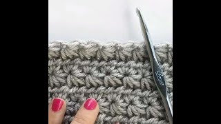 #crochet #كروشيه طريقه عمل غرزه النجمه#crochet #كروشيه طريقه عمل غرزه النجمه