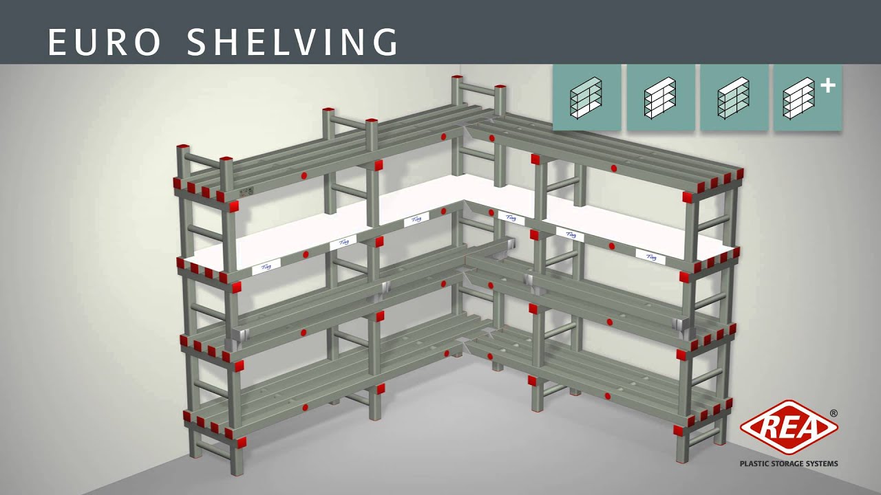 REA EURO-Shelving Assembly - YouTube