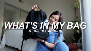 what's in my bag as a medical student | Rachel Southard