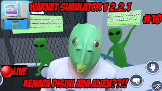 [🔴LIVE]KENAPA ADA ALIEN DI WARNET SIMULATOR??!! #10 screenshot 3