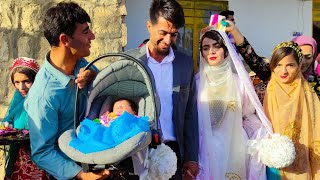 The invitation of a small nomadic family to the wedding party/nomadic village of Iran