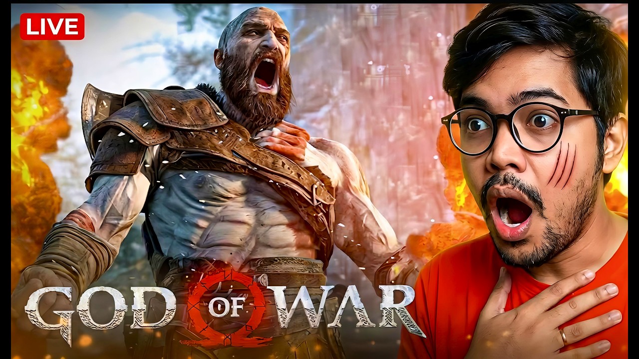 GOD OF WAR LIVE 🔥 Kratos Begins His Journey