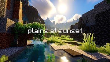 Stop Scrolling Plains at Sunset: Gentle Minecraft Melodies