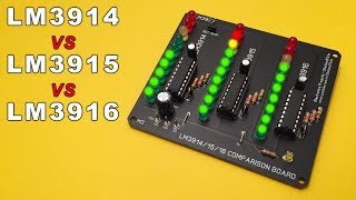 LM3914 vs LM3915 vs LM3916 - What are the differences?