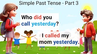 English Speaking Practice | Simple Past Tense | English Conversation Practice | Part 3