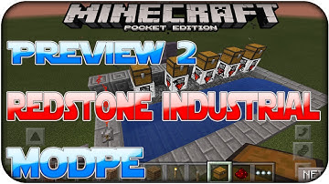 Preview #2- Redstone Industrial MOD Minecraft Pocket Edition 0.13.0