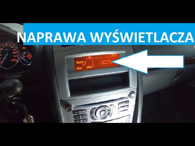 PEUGEOT 407 DISPLAY BLACK OUT HOW TO FIX / HOW TO REPLACE 